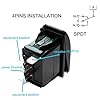 X-Haibei-Marine-Boat-Car-Winch-Anchor-Momentary-Rocker-Switch-ON-OFF-ON-4-PIN-Blue-LED