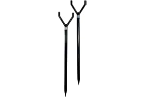 FISHIN STIX Fishin’ Stix Trident Telescoping Fishing Rod Holders – Extendable 12"–30", 50 lb+ Capacity, Sand Stake Pole Stand for Surf Fishing, Bank Angling, Catfish Rods, Lure & Bait Setup