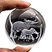 JINGDIAN Crystal Clear Home Decoration Elephant Ball