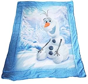 Amazon.com: Disney Frozen Olaf Plush Soft Sherpa Blanket ...