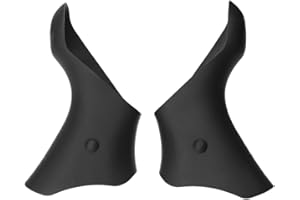 NELboNs Bike Brake Levers Hoods Compatible with 105 ST-5600/5601/6600 Ultegra Silicone Protector,1 Pair/Black