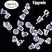 Earring Backs - 3 Pairs Earring Lifters Hypoallergenic Sterling Silver Plated (style1)
