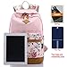 Leaper Cute Backpack Laptop Backpack Canvas Travel Backpack for Women Backpack College Kawaii Bookbag Bags Casual Pink