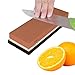 Premium Knife Sharpening Stone, 2-in-1 400 & 1000 Grit Whetstone, Home Sharpener Stones with Rubber Holder for Kitchen & Outdoor Knives by YUKSY