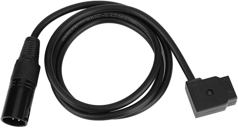 VBESTLIFE D-TAP 4Pin Male to Male Extension Adapter Cable for DSLR D-TAP female to XLR 4pin Elastic Cable 1M