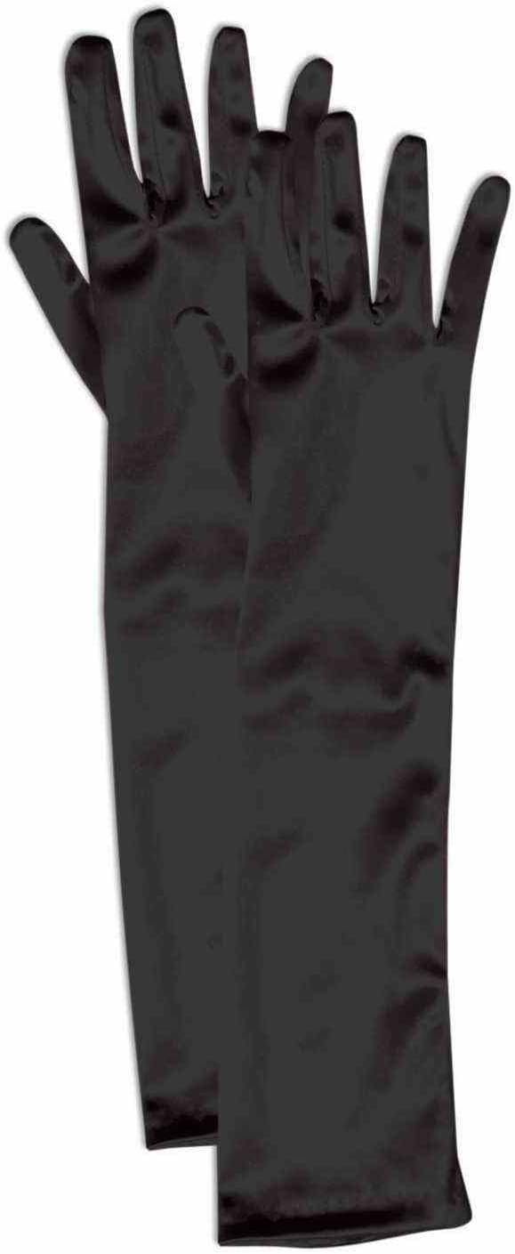 Forum Child Opera Satin Gloves, Black: Toys & Games
