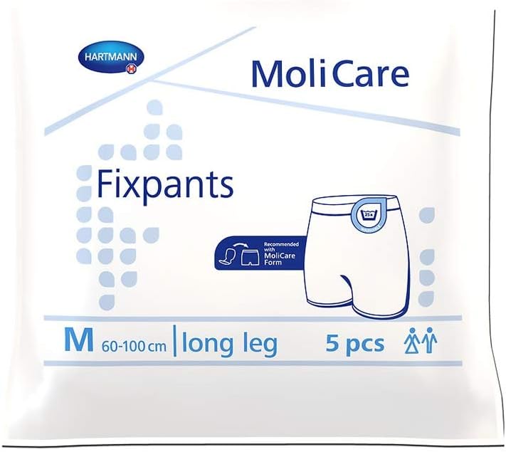MoliCare Fixpants Fixation Pants - Long Leg - Pack of 5 (Medium)