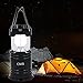 CMB 2-in-1 Rechargeable Camping Lantern Solar Flashlight Emergency Lantern with USB Power Bank (Black)