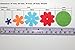 MAMUNU 4 Shapes 150 PCS Felt Flowers Fabric Flower Ornaments for Clothes, Bags, Shoes, Hats and Other Craft Decorations, Assorted Color