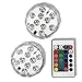 Qicai H LED Submersible Lights RGB Multicolor Battery Operated with Remote Waterproof Mini Light for Aquarium, Vase, Halloween, Wedding, Xmas Party (Submersible lights5)