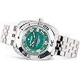 VOSTOK | Classic Amphibian Automatic Self-Winding Russian Diver Wrist Watch | WR 200 m | Fashion | Business | Casual Men's Watches | Model 710405 Steel Bracelet, 710405-St