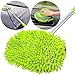 GreatCool 2 in 1 Chenille Microfiber Car Wash Mop Mitt with 44.5" Aluminum Alloy Long Handle,Brush Duster Not Hurt Paint Scratch Free Cleaning Tool Dust Collector Supplies for Washing Car,Truck, RV primary