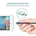 Sunggo Denim Lightning Cable 2Packs 3FT 6FT Jeans Braided High Speed iPhone Charging Cable for iPhone Charger