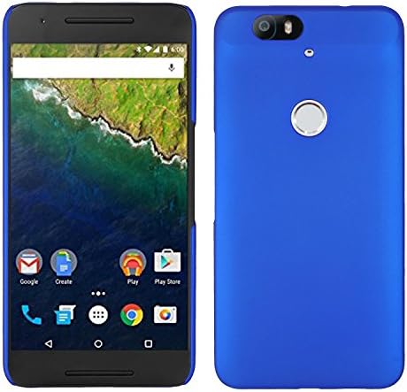 Google / Huawei Nexus 6 6p 2015 case, KuGi ® High quality ultra-thin PC Hard Case Cover for Google / Huawei Nexus 6 6p 2015 smartphone. (Blue)