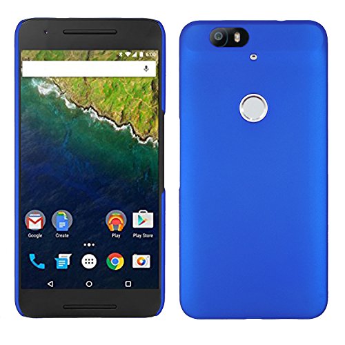 Google / Huawei Nexus 6 6p 2015 case, KuGi ® High quality ultra-thin PC Hard Case Cover for Google / Huawei Nexus 6 6p 2015 smartphone. (Blue)