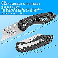 NIUTA Utility Knife box cutter Replacement Blades