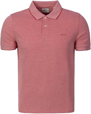 Polo para Hombre, Rosa Rojo., L