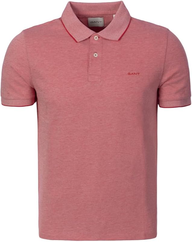 Polo masculino, Rosa Vermelho, L