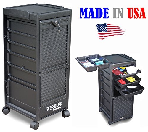 G3-KD Salon Rollabout Trolley Cart Lockable Made in USA by Dina Meri by Dina Meri