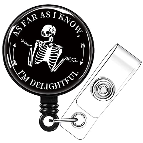 HSSPIRITZ Badge Reels Retractable Cute ID Clip with