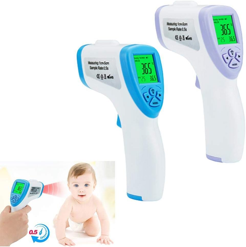 Geciea Baby Adult Non Contact Digital LCD Infrared Medical Body Forehead Thermometer Thermometers