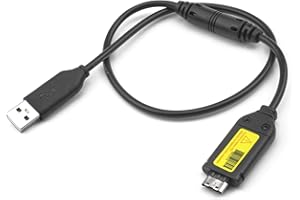 USB Cable for Samsung Camera Compatible with Samsung ST700 ST600 ST95 ST70 ST65 ST60 ST30 WB210 PL210 PL200 PL170 PL121 PL120