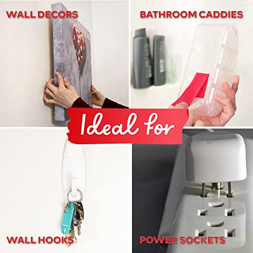 XFasten Double Sided Acrylic Mounting Tape Removable, Clear, 1Inch x