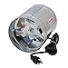 LEDwholesalers 6-Inch 240 CFM Air Duct Inline Hydroponic Booster Fan,GYO2402
