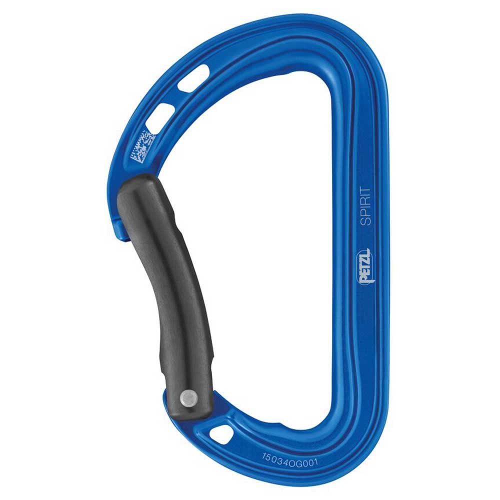 Petzl, Spirit, Carabiner, Blu, U, Unisex Adult