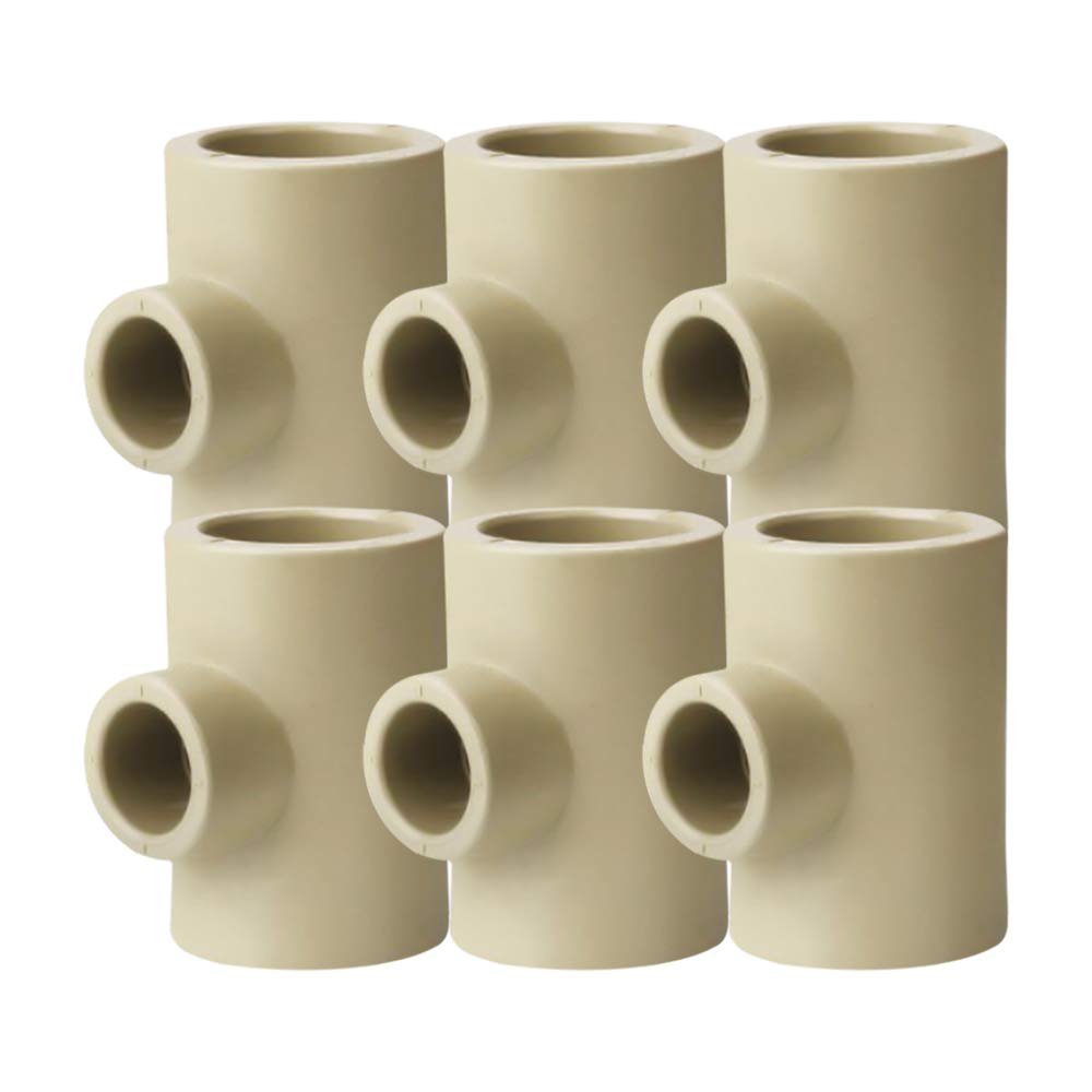 YOFASEN Feed Water Connection Fitting - 6 Pack Plastic Garden Hose Tap Connector Kit for Join Garden Hose Pipe Tube,6 pieces,32 * 25mm(Inner diameter)