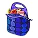 BUILT Gourmet Getaway Soft Neoprene Lunch Tote, Lightweight, Insulated, and Reusable, One Size, Plum Dots