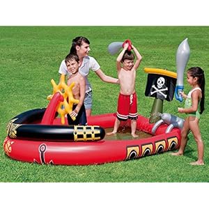 Bestway – Centro de juegos hinchable barco pirata (53041)