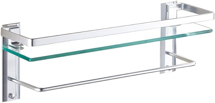 Bo Yunhui Badezimmer Eckduschegestell Aus Gehartetem Glas Ohne Locher Shampoo Duschgel Zur Aufbewahrung Rostfrei Size 60cm Amazon De Kuche Haushalt