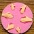 3D Silicone 6pcs Palm Cake Mold Fondant Chocolate Mould