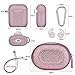 Case for Airpods Accessories Set, Filoto Airpod Silicone Case Cover with Keychain/Strap/Earhooks/Accessories Storage Travel Box for Apple Airpods 2&1, Best Gift for Your Air Pod (Rose Gold)