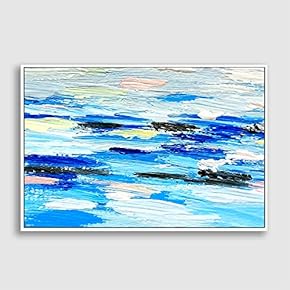 Framed Canvas Wall Art for Living Room, Bedroom Abstract Impression Canvas Prints for Home Decoration Ready to Hanging - 16x24 inches