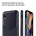 iPhone XR case, VRS Design [Navy] Vegan TPU Leather-Look Case [Leather Fit] Flexible Slim Premium case Compatible with Apple iPhone XR (2018)