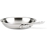 All-Clad Stainless Steel Tri-Ply Bonded Dishwasher Safe Fry Pan / Cookware, 8-Inch, Silver