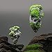 FidgetKute 2pcs Aquarium Ornament Floating Rock Stone Suction Cup Fish Tank Landscape Decor Mthumb 1