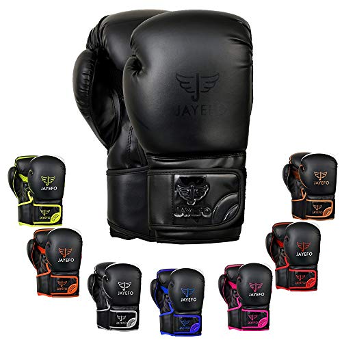 Jayefo Glorious Professional Boxing Gloves with Gel Leather Sparring