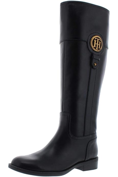 black tommy hilfiger boots