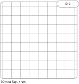 Rhino A4 32 Page 10mm Squares Exercise Book Pack of 10 Light Green view 9