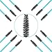 Akstore 100 Pack Disposable Eyelash Mascara Brushes Eyelash Brush Wands Applicator Makeup Kits (Colorful-Black)