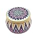 Alotm 6 Pcs Tinplate Empty Tins, Candy Box Retro Home Kitchen Storage Containers, 2.75x1.96 inc Reusable Tin Cups Jars for Tea, Candy, DIY Candles, Dry Storage, Wedding Party Favors, and Gifts