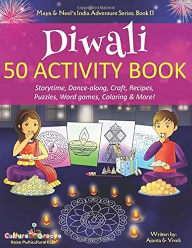 Download Diwali 50 Activity Book: Storytime, Dance-along, Craft, Recipes, Puzzles, Word games, Coloring & More! PDF