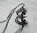 duoduodesign Exquisite High-end Lace Masquerade Mask (Black/Venetian)