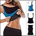 KIWI RATA Two Sides are Wearable, Slimming Corset Neoprene Vest Hot Sweat Shirt, Body Weight Loss Shaper, Sauna Suits