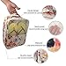 Foldable Travel Tote Bag Waterproof High Capacity Portable Storage Luggage Bag (Pink Floral)