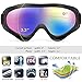 Outdoor Sports Goggles Unisex Protective Safety Glasses with Windproof Dustproof Anti-Shock Anti-Glare Lenses Skate Glasses for Airsoft Hiking Fishing Hunting Ice-Skate Snowmobile Bicycle Motorcycle