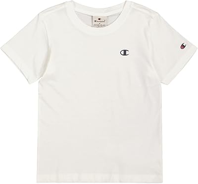Champion Legacy Basics B-S-s Crewneck T-Shirt Kinder & Jungen, Weiß, 11-12 Jahre